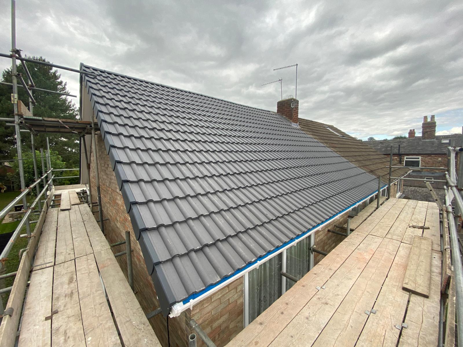 Roofing Project - Harrogate - New roof tiles with fascias & soffits fitted by the APR team.