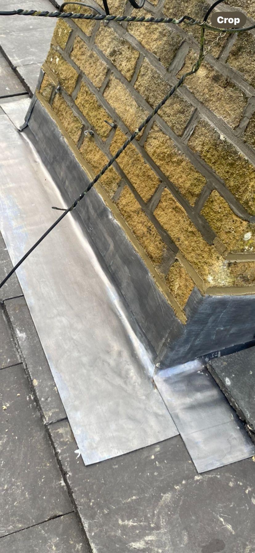 Flashing - Wetherby - New lead soakers fitted with lead flashing.