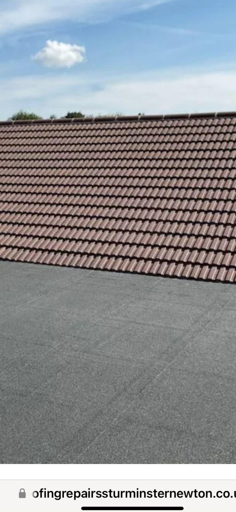 Full New Tiled Roof & Flat Roof Refelted - Yorkshire - Complete new tiled roof installation with flat roof refelted for full weatherproofing.